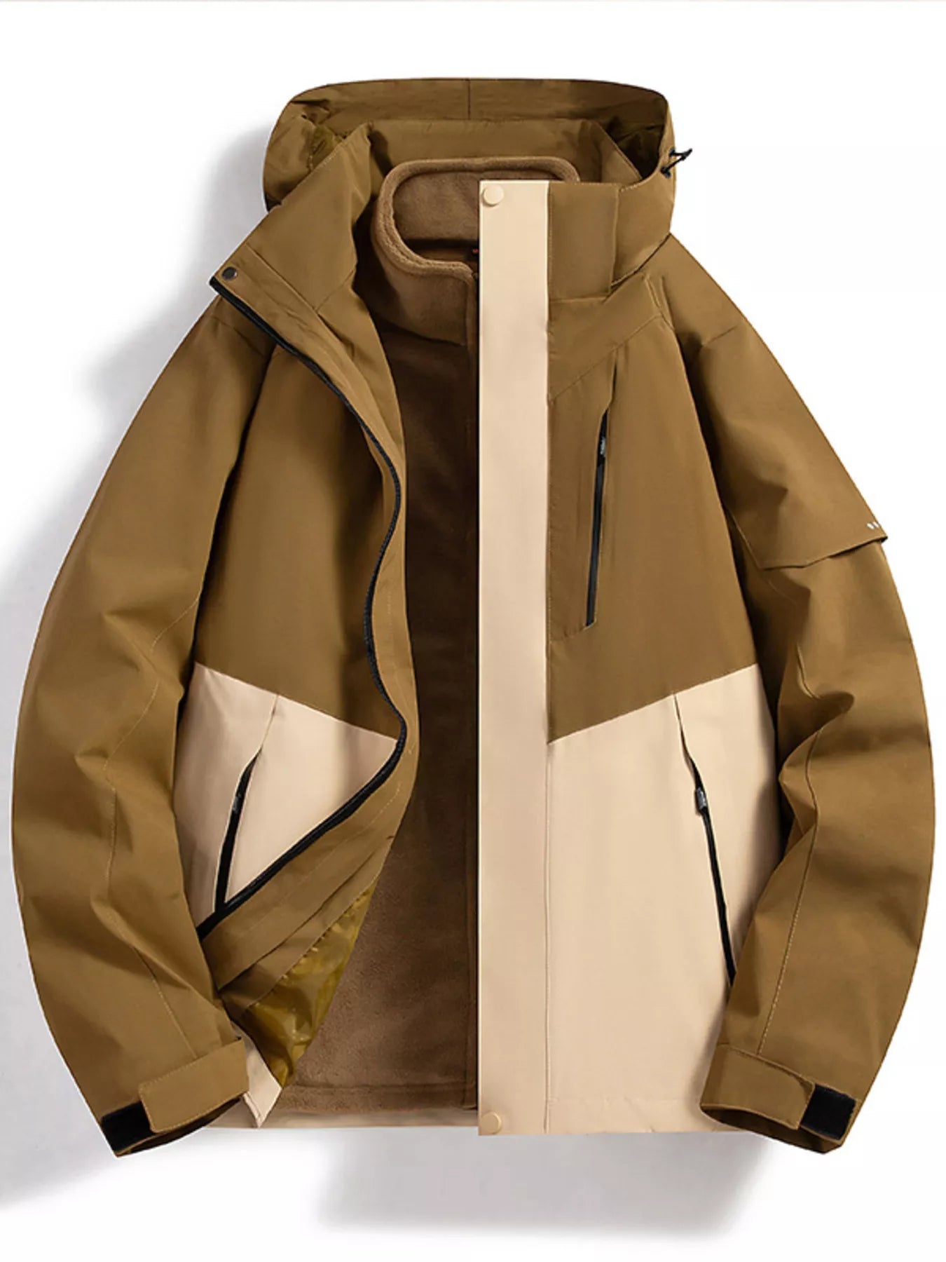 AquaGuard Men's All-Weather Zip Hoodie - Plus Sizes
