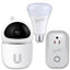 Supersonic Smart Home Starter Kit: HD Camera, Plug & Bulb