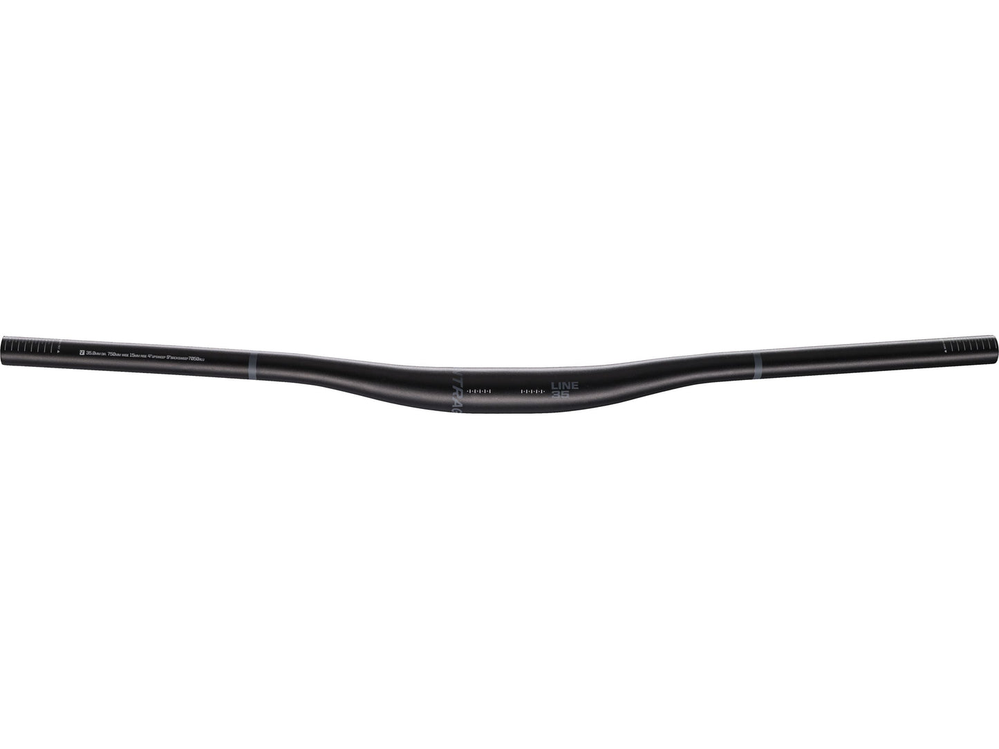 Manillar Bontrager Line de 35 mm - 750 x 27.5 mm - Negro