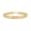 Bracelet tressé en or jaune 14 carats Rapunzel - Accessoire élégant au quotidien