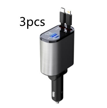 Premium Metal Car Charger 100W Fast Charging Adapter