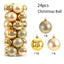 Adornos de Árbol de Navidad Elegantes - Set de 24
