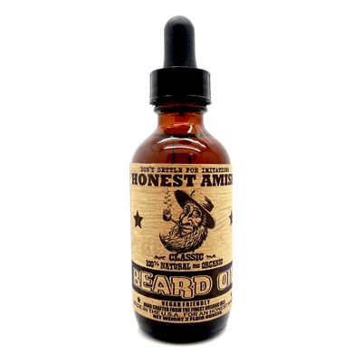 Huile à Barbe Classique Honest Amish - 2 oz Mélange Premium