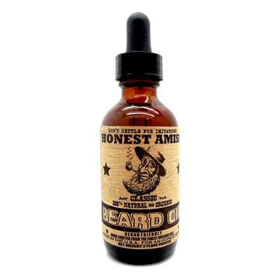 Honest Amish Classic Beard Oil - 2 oz Premium Blend