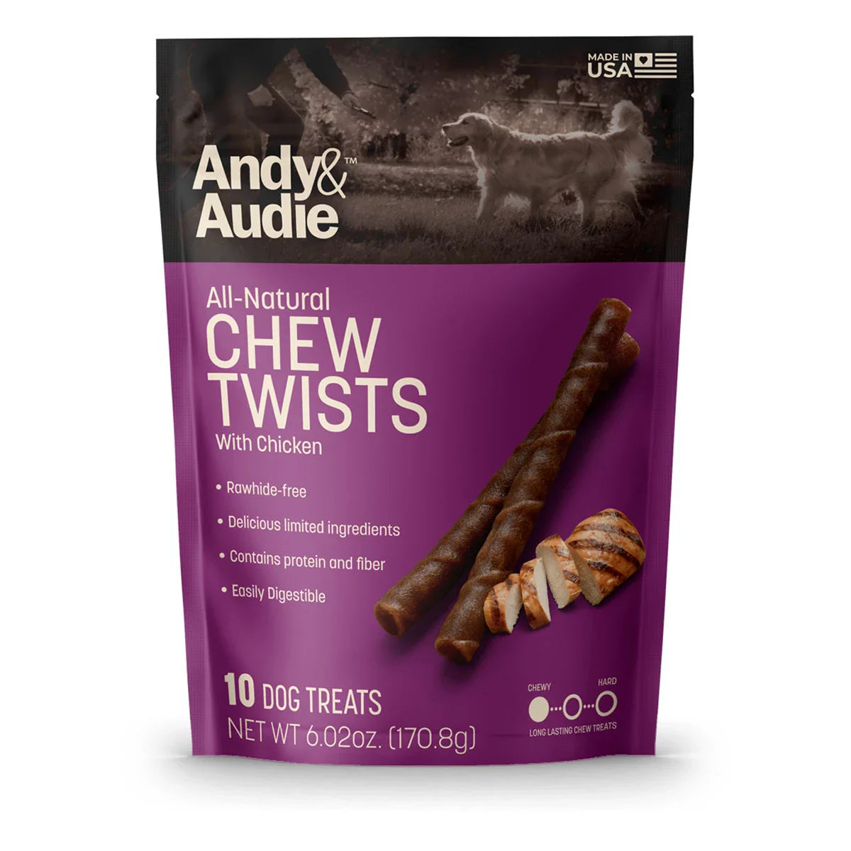 Andy & Audie Chews Naturales para Perros