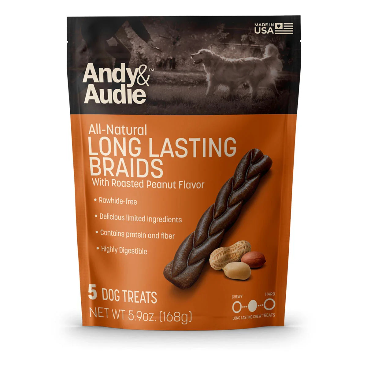 Andy & Audie Chews Naturales para Perros