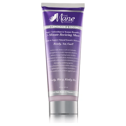 La Máscara Revitalizante de 5 Minutos Pink Lemonade & Coconut de The Mane Choice
