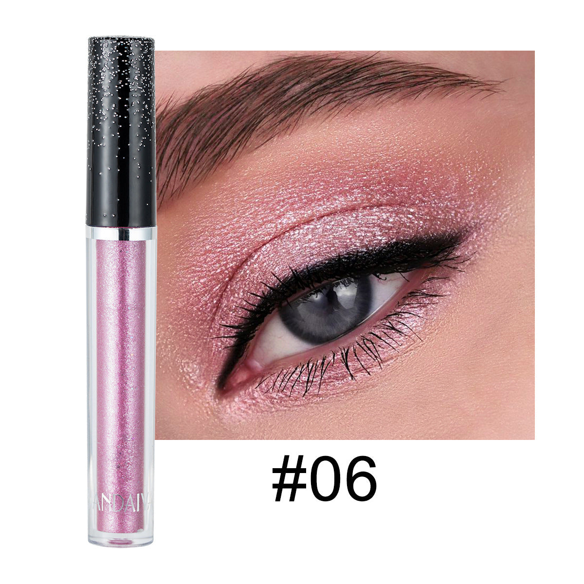 HANDAIYAN 12 Color Single Diamond Liquid Eye Shadow Psychedelic Pearly Shiny Eye Shadow Lying Silkworm Tear Makeup Eye Shadow Liquid - Korvel