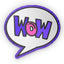 Coussin en forme de bulle de dialogue WOW - Un démarreur de conversation unique