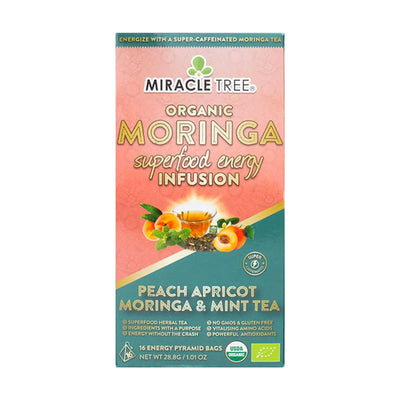 Moringa Energy Tea - Peach Mint Apricot