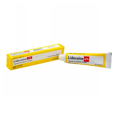 Patrin Lidocaine 4% Topical Antiseptic Cream - 30 Grams