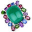 Anillo de Compromiso Multi-Piedra de 26.67 Quilates en Plata Esterlina .925