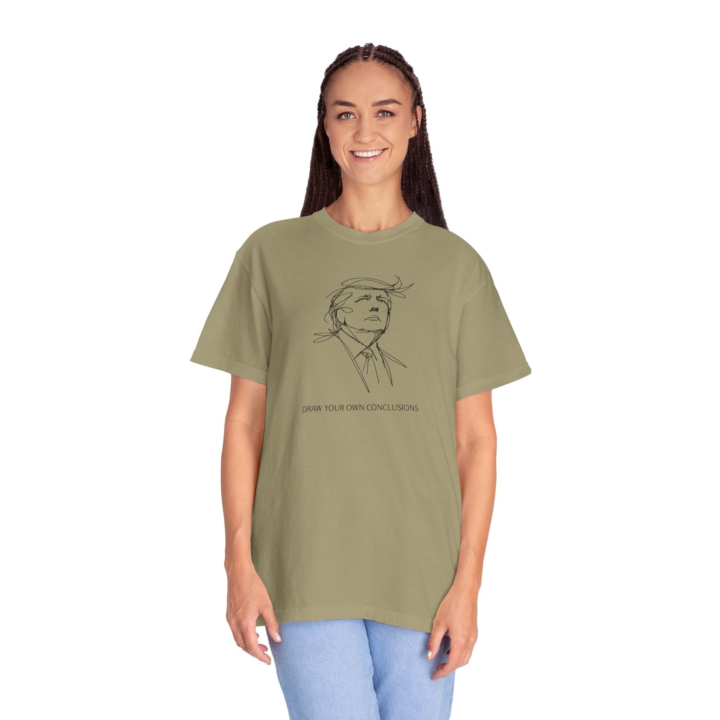 Saca tus propias conclusiones camiseta gráfica unisex