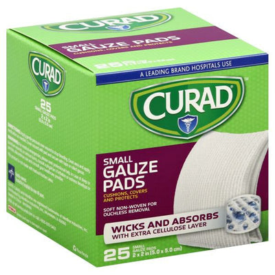 Tampons de gaze stériles Curad - 2x2