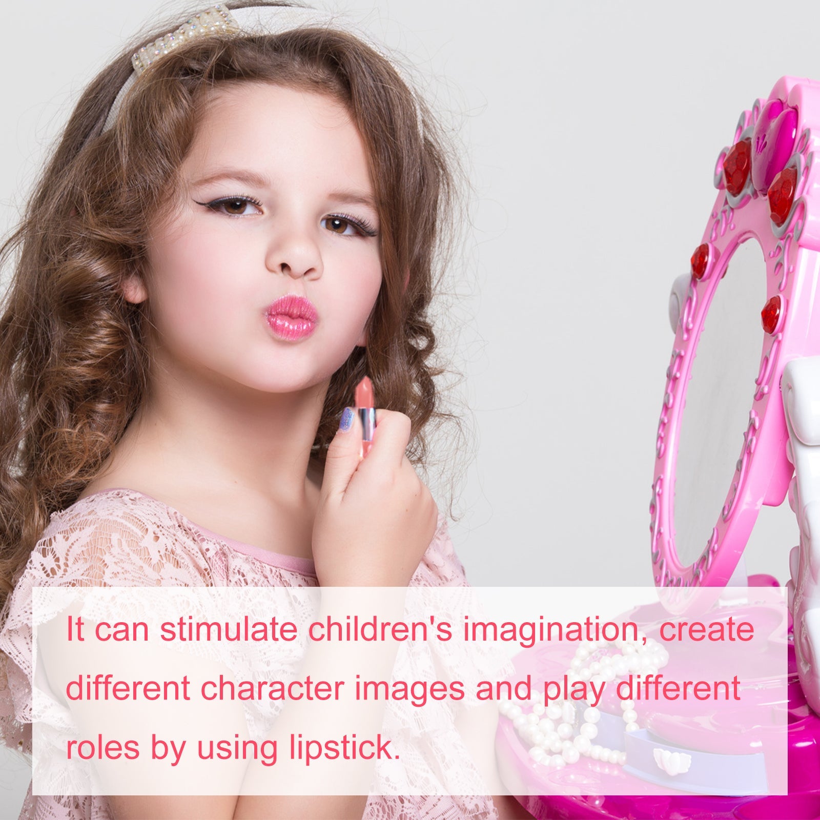 Bunny Lipstick, Easy Clean Lip Gloss Lip Oil Children's Play House Toy Lipstick - Korvel