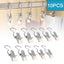 10pcs Premium Stainless Steel Clothespins for Laundry and Organization