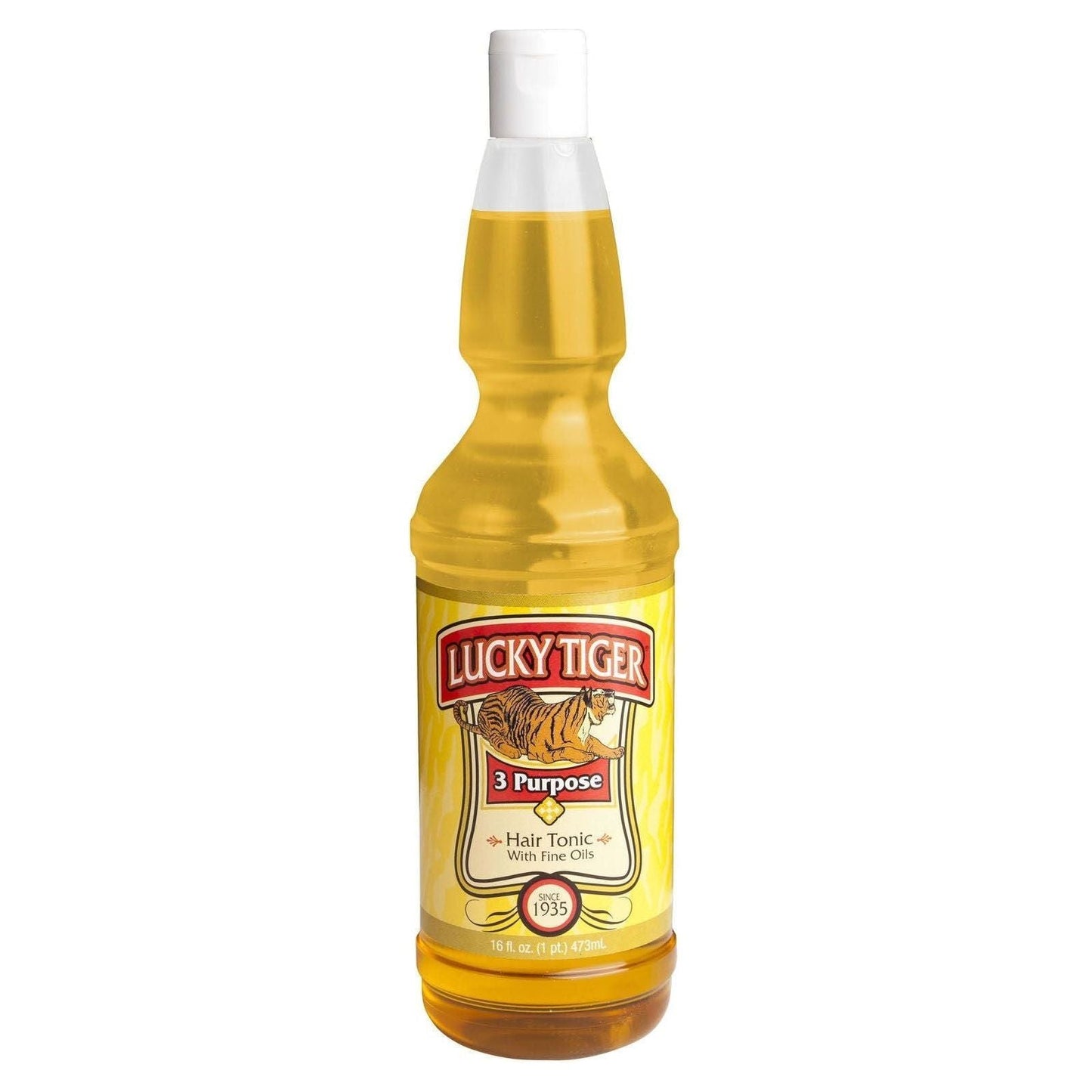 Lucky Tiger 3 Purpose Hair Tonic with Fine Oils - 16oz