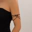 Ethnic style punk adjustable alloy pentagram cross Leg Chain - Korvel