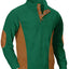 European men's casual stand up collar long sleeved corduroy sweatshirt with pit stripe - Korvel
