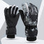 Winter Ski Gloves Warm Thermal Men Women Thickened Cotton Waterproof Non-Slip Warm Riding Outdoor Graffiti Snowboard Cycling - Korvel