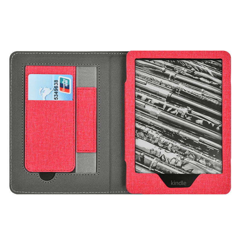 Suitable For Kindle Paper White5 Cloth Pattern Bracket Protective Cover 6.8 Inch 11th KPW5 Hand-Held Card Holder - Korvel