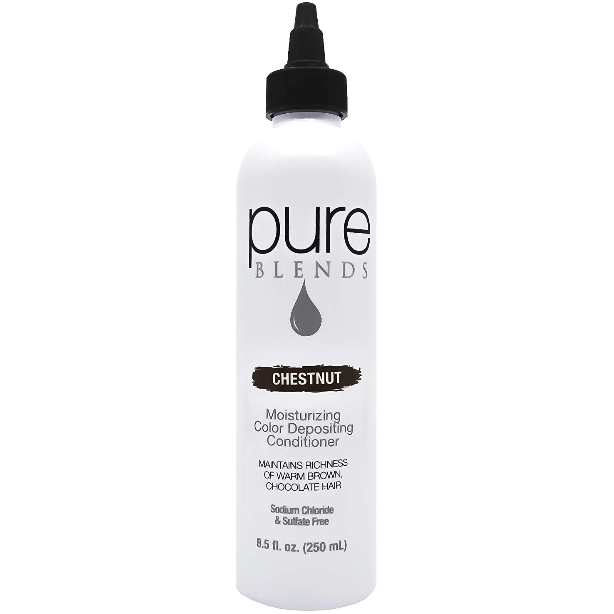 Pure Blends Hydrating Color Depositing Conditioner - Chestnut 8.5 oz