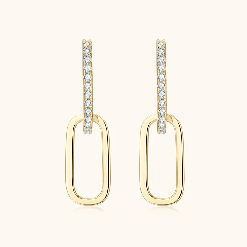 925 Sterling Silver Moissanite Earrings - Korvel