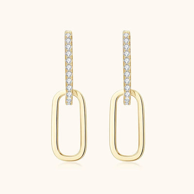 925 Sterling Silver Moissanite Earrings - Korvel