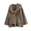 Women's Loose Casual Cape Knitted Sweater Coat