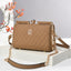 Trendy Diamond-Quilted Shoulder Bag with Premium Texture