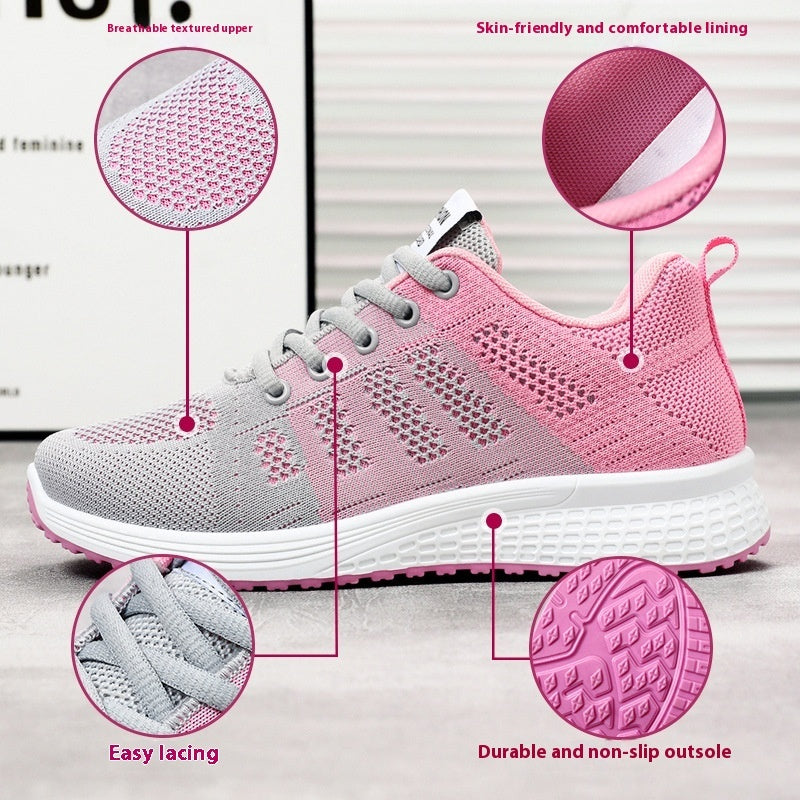 Zapatillas Casual Fly-knit para Mujer - Comodidad Transpirable