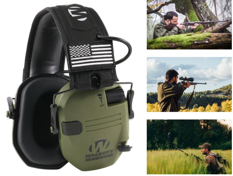 Tactical Hunting Electronic Shooting Earmuffs Anti-noise Headset Sound Amplification Impact Hearing Protection Headphone - Korvel