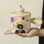 Charming Cartoon Cat Mug with Lid - Perfect Gift for Any Occasion