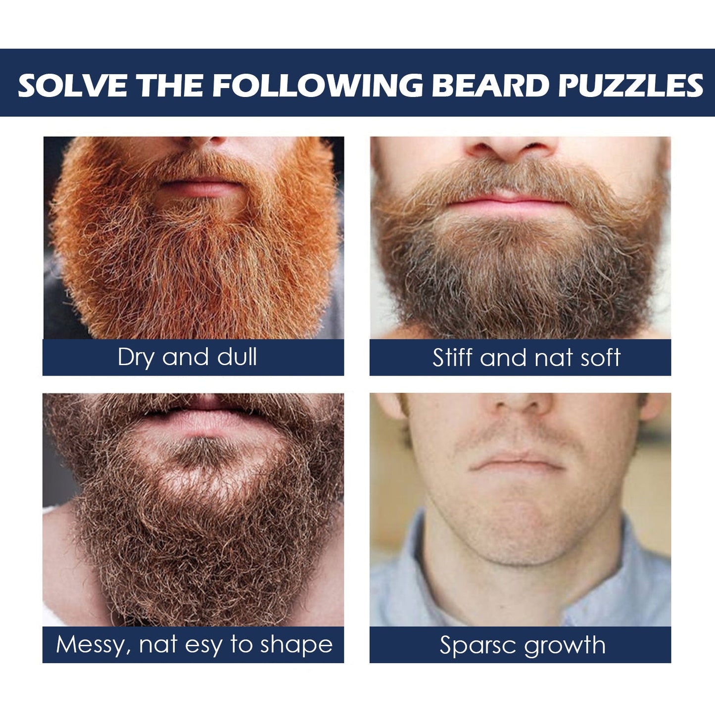 Huile de soin premium pour la barbe des hommes