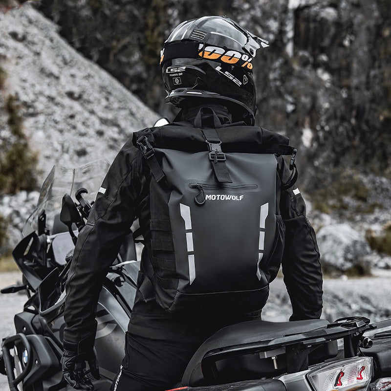 Mochila de Motocicleta Impermeable Premium