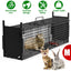 32in 2-Door Live Animal Cage Trap for Small Animals