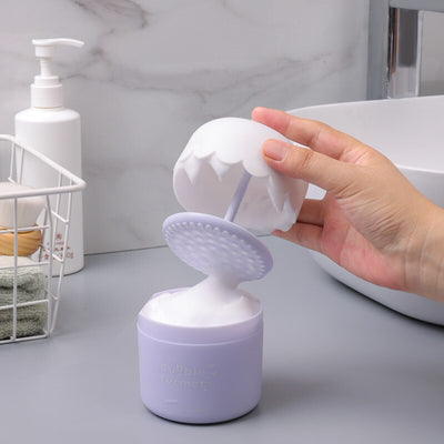 Portable Foam Maker Cup Bubble Foamer Maker Facial Cleanser Foam Cup Body Wash Bubble Maker Bubbler for Face Clean Tools - Korvel