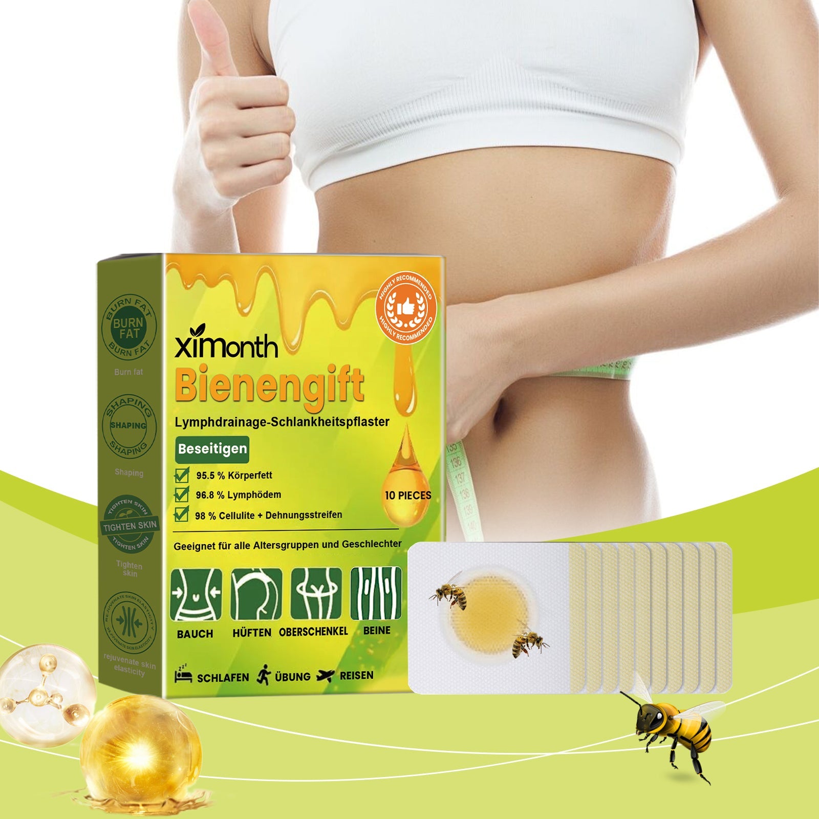 Herbal Treatment Patch Gently Pamper Your Body, Massage Your Skin And Improve Elasticity - Korvel