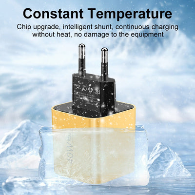 PD40W Fast Charging Adapter - Universal Type-C Charger