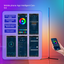Ambient Floor Lamp RGBIC Corner Light Three-Section Spliced Bluetooth LED Modern Minimalist Table Lamp Voice-Activated Light - Korvel