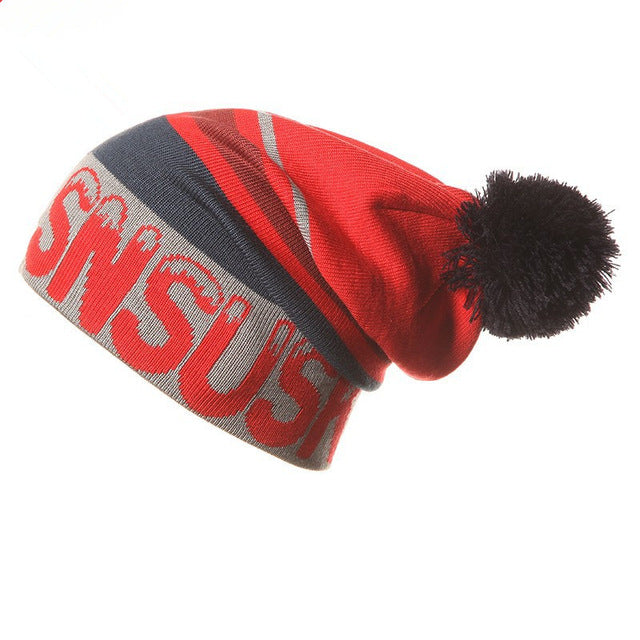 Winter Beanies Collar Scarf Women or Men's Hip Hop Hats Knitting Skating Skull Cap Hat Beanies Turtleneck Caps Ski Cap - Korvel