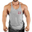 Sportswear vest men's round neck men's cotton vest loose shoulder sleeveless basketball suit - Korvel