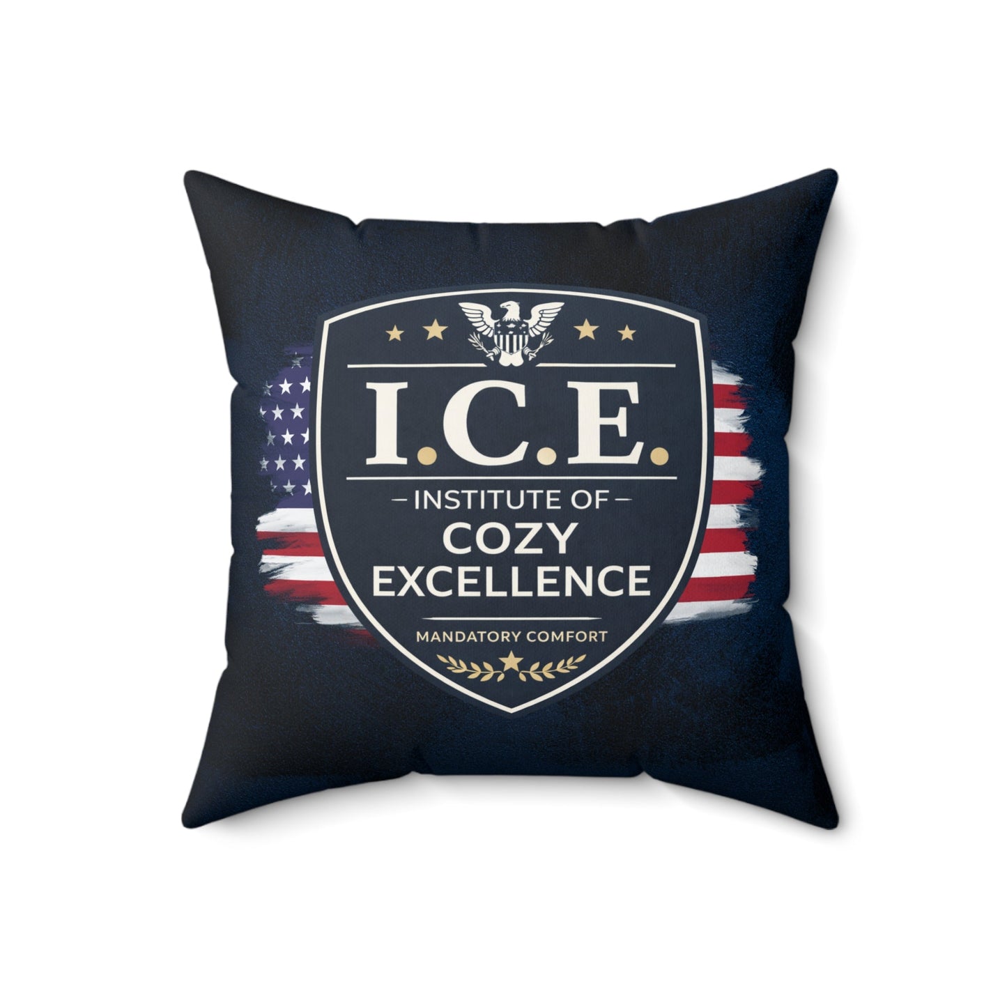 I.C.E. Institute of Cozy Excellence Throw Pillow