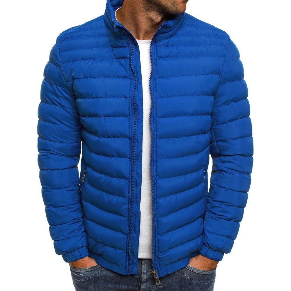 Veste en duvet en coton pour hommes pour l'automne et l'hiver