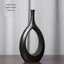 Vase hydroponique en céramique de luxe léger de style nordique