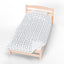 Couverture en velours noir et blanc Freedom – Plaid ultra-doux