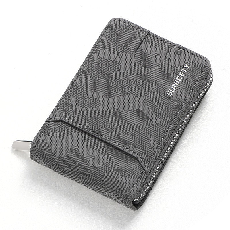 RFID Large Capacity Camouflage Card Case for Men