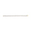 Bracelet en lien floral en or jaune 10k avec diamants - 5,00 cttw