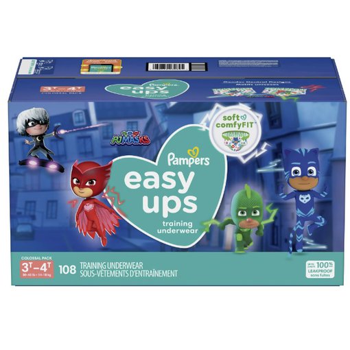 Pampers Easy Ups Training Underwear for Boys, Size 5