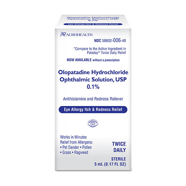 Aurohealth Olopatadine Hydrochloride Ophthalmic Solution 0.1%